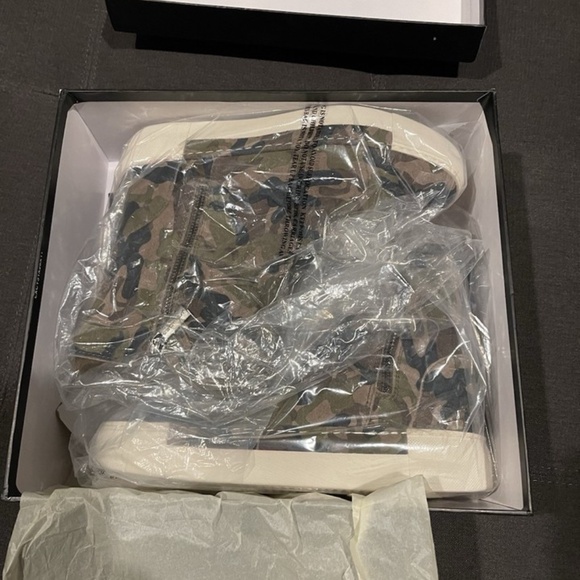 JD Slides Green Camo Suede Victory Boots Faux Fur Size 8.5 Booties - Picture 2 of 16